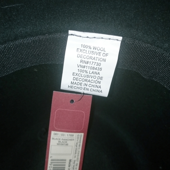 Boho Vibes Black Floppy Wool Hat - Picture 6 of 6